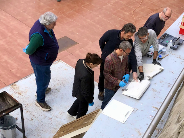 Aprendizaje curso reparación fibra de vidrios.